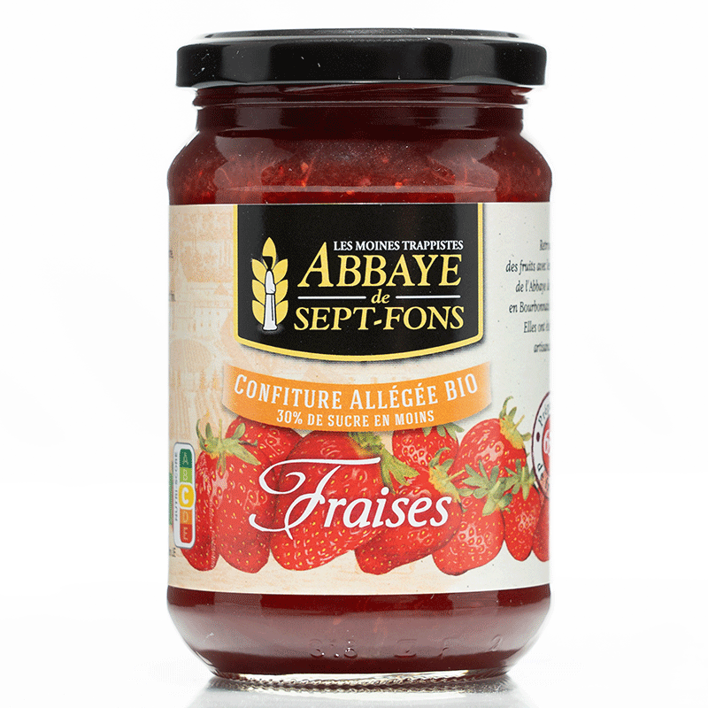 Confiture Allégée Fraises BIO