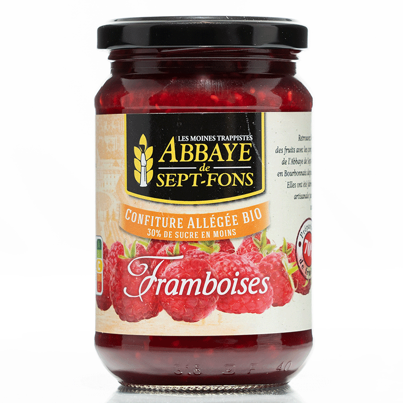 Confiture Allégée Framboise BIO