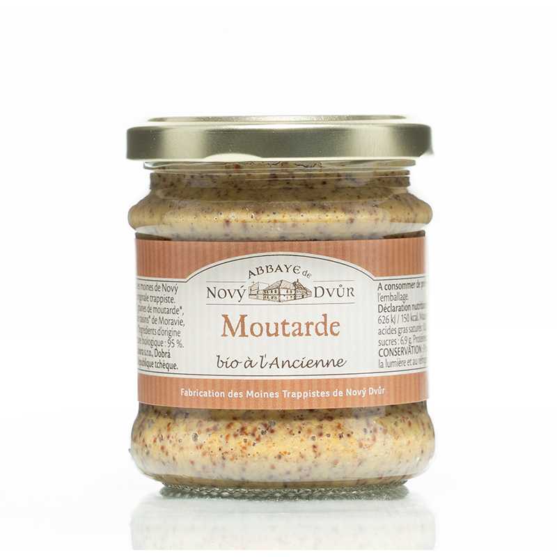 MOUTARDE BIO A L'ANCIENNE - 195 g