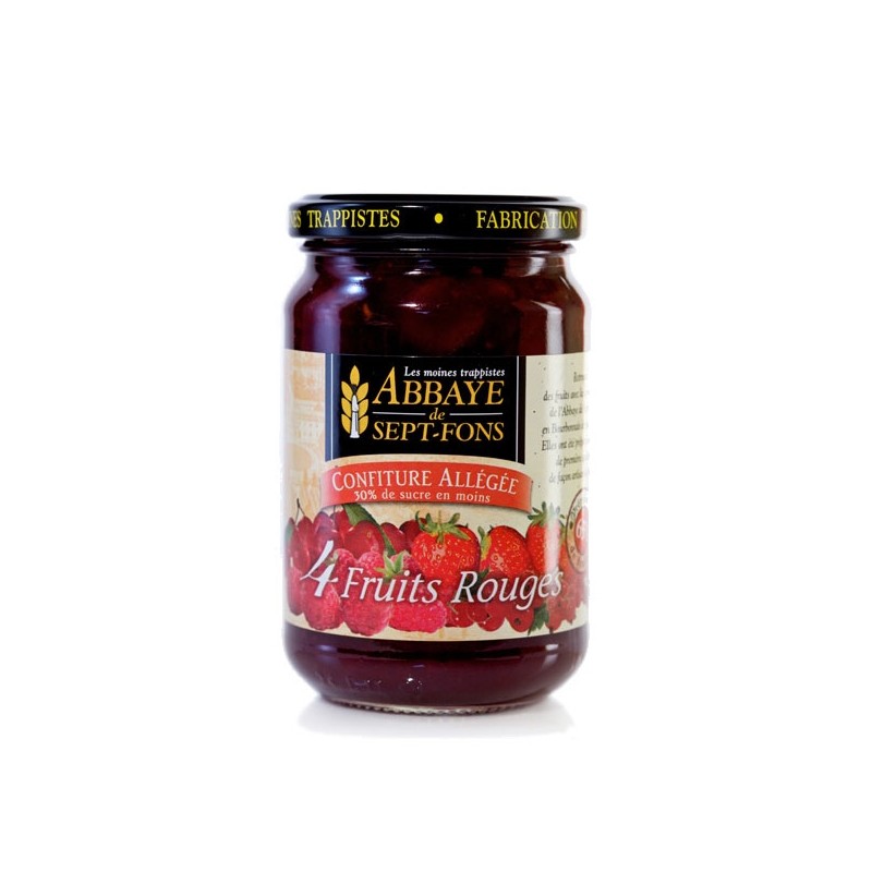 Confiture de Fruits Rouges - Confiture diététique allégée en sucre