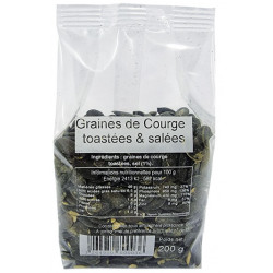 GRAINES DE COURGE GOURMANDES SALÉES & TOASTÉES