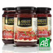 Confiture allégées BIO